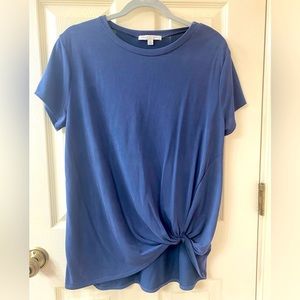 Women’s faux knot blouse